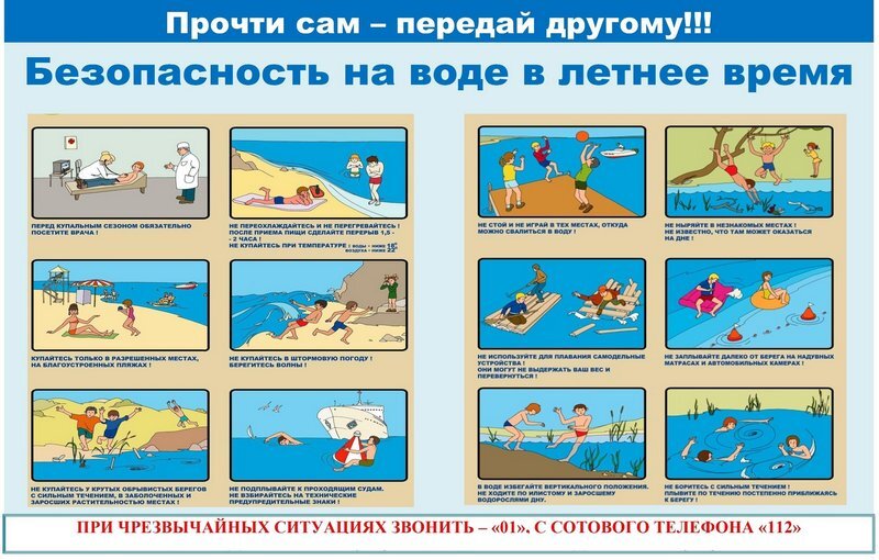 Безопасное купание.