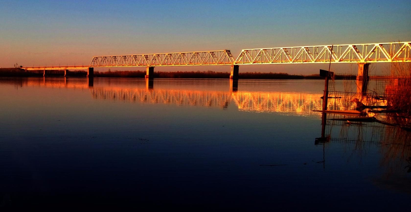 Мост Юганская Обь.