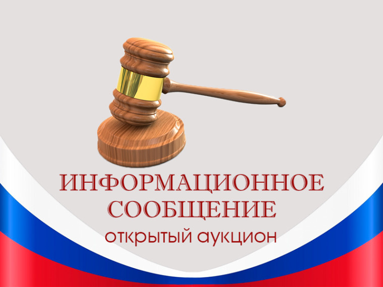 О проведении открытого аукциона. О проведении открытого аукциона.